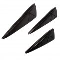 Motorcycle Front Fairing Aerodynamic Winglets Side Spoilers Decorative Dynamic Wing Kit For Sport Bike Black
