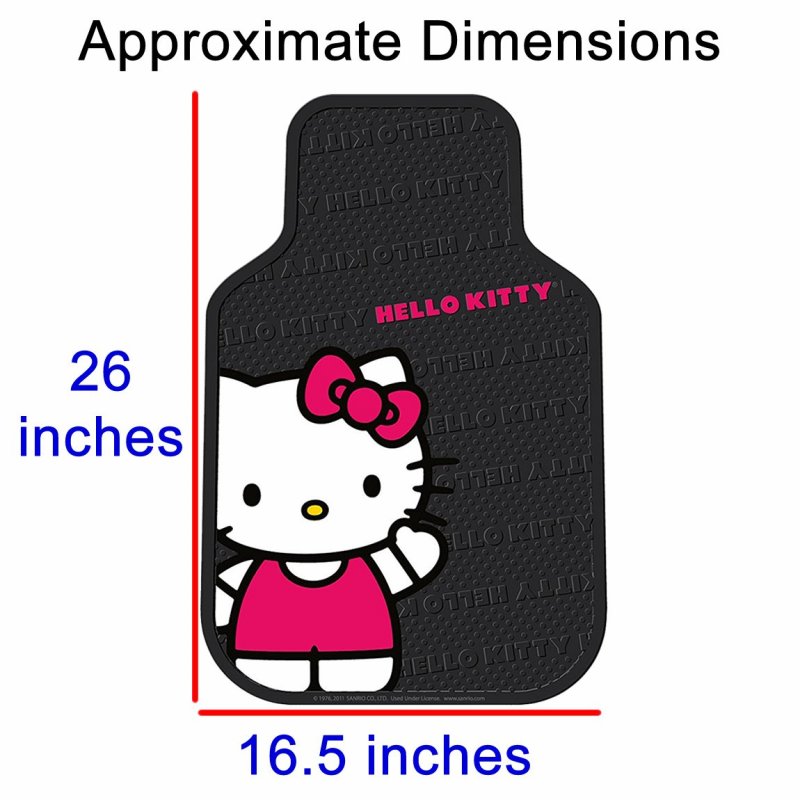 Hello Kitty Core Floor Mat 4 Pcs Set