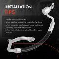 A-premium A C Suction Hose Assembly Compatible With Kia Rio Rio5 2006-2011 1 6l Compressor To Evaporator