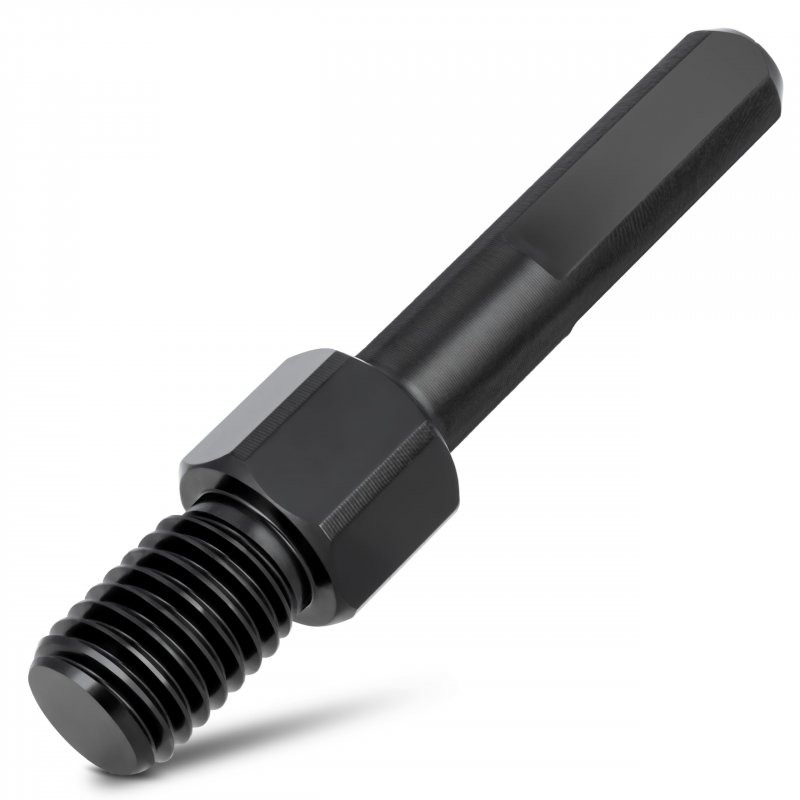 619550 Power Bit Adapter 5 8 In 11 Male To 1 2 Triangle Shank For Diamond Core Drill Bits Short Easy Drilling