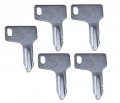 Solarhome 5pcs Ignition Keys At110583 Rg60472 933110-00301 Key 301 For Yanmar Sv08-1 Sv100-1 Mini- Excavators Yb301 Yb351 B14 