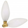 Satco 04716 60b10 F Cd 2 Euro Base Frost S4716 B10 Decor Torpedo Light Bulb Pack Of 