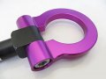 Cuztom Tuning Purple Screw-on Ring Aluminum Front Rear Bumper Racing Style Tow Hook Fits For Bmw Mini Cooper