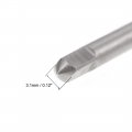 Uxcell Metric Machine Tap Left Hand M4 Thread 0 7 Pitch H2 Accuracy 3 Flutes High Speed Steel Screw Taps Tapping Tool