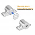 Uxcell 8 Set Magnetic Cabinet Door Catch Zinc Alloy Magnet Latch Closure Hardware For Kitchen Cupboard Closet Furniture Doors