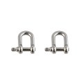 Squids 3790s Tool Attachment Shackle Stainless Steel Small 2 Pack 15 Pounds Capacity Model 19792d 