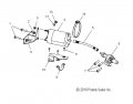 Polaris Snowmobile Pinion And Bracket Assembly Genuine Oem Part Qty 1