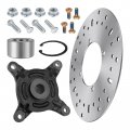 Front Wheel Hub With Bearing Studs Brake Rotor For Polaris Ranger 500 570 Full-size 2016-2024 Ev 2017-2022 Pro-xd-mid-size