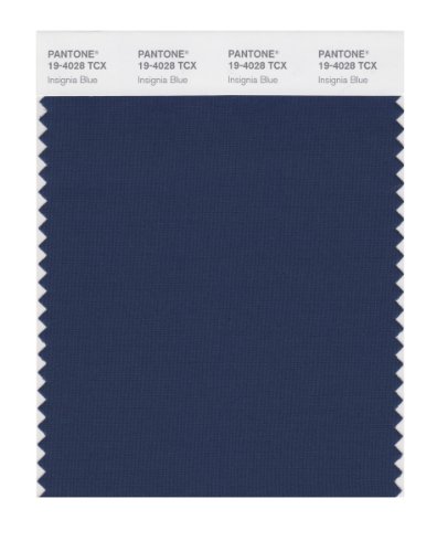 Pantone Smart 19-4028x Color Swatch Card Insignia Blue