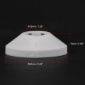 Uxcell Pipe Cover Decoration 32mm Pp Plastic Escutcheon Water Drain Line White 10pcs