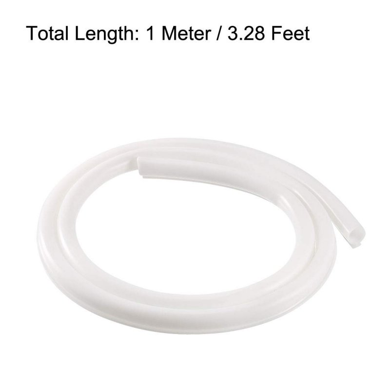 T-slot Mount Window Weatherstrip Seal 9mm Bulb Bubble For 5mm Slot 1 Meter Long White