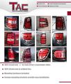 Tac Rear Tail Light Guards Cover Protector For 2003-2011 Honda Element Tlg Black Taillight A 1 Pair 
