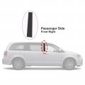 B-pillar Side Molding Windshield Door Outer Trim Right Passenger Replacement For 2008-2016 Chrysler Town Country 2008-2020