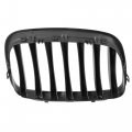 X Autohaux Pair Glossy Black Front Hood Kidney Grille Grill For Bmw E70 X5 E71 X6 4d 2007-2013
