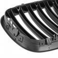X Autohaux Pair Glossy Black Front Hood Kidney Grille Grill For Bmw E70 X5 E71 X6 4d 2007-2013