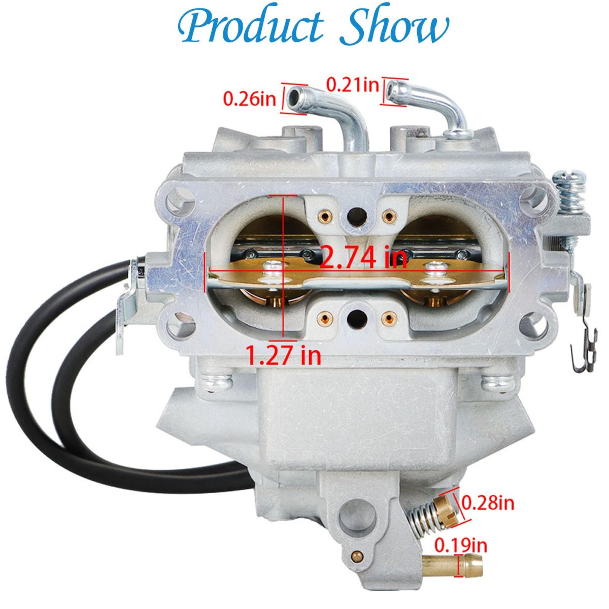 16100-zn1-802 16100-zn1-813 Carburetor With Gaskets Kit For Honda Gx670 24hp V Twin Engine Lawn Mower Tractor Replaces