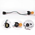 G-plus Front Bumper Turn Signal Lights W Bulbs Driver And Passenger Side Compatible With Mazda Mx-5 Miata 1990-1997 Halogen