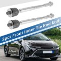 2 Pcs Front Inner Tie Rod Ends Kit Suspension Steering End For Toyota Highlander Rx330 Rx350 Drag Link No Ev80945