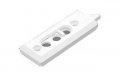 White Tilt Window Latch 2-1 8 Screw Holes Package 
