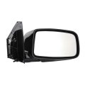 Mitsubishi Lancer 2002 2003 2004 2005 Door Mirror Passenger Side Manual Foldaway Non-heated Paint To Match Black Convex 