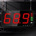 Wall Hanging Sound Level Meter 30-130 Db Decibel Reader 13in Digital Screen Noise Monitoring Device For Office