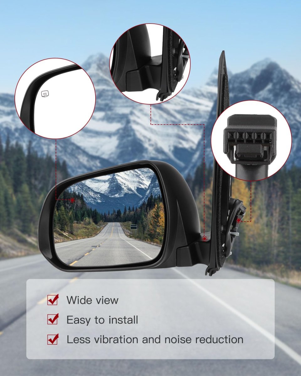 Left And Right Side View Mirror Fit For 2011-2017 Toyota Sienna