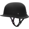Daytona German D O T Approved Cruiser Touring Motorcycle Helmet Dull Black Medium 