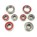 Associated B5m Hub Carrier Bearings 5x10mm 6x13mm 10x15mm Red 