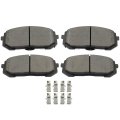 Front Disc Brake Pads Kit D2302-9538 For 2021-2023 Hyundai Elantra 2020-2023 Sonata Kia K5 4pcs 