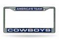 Rico Industries Nfl Football Dallas Cowboys America S Team Chrome Laser License Frame 12 X 6 