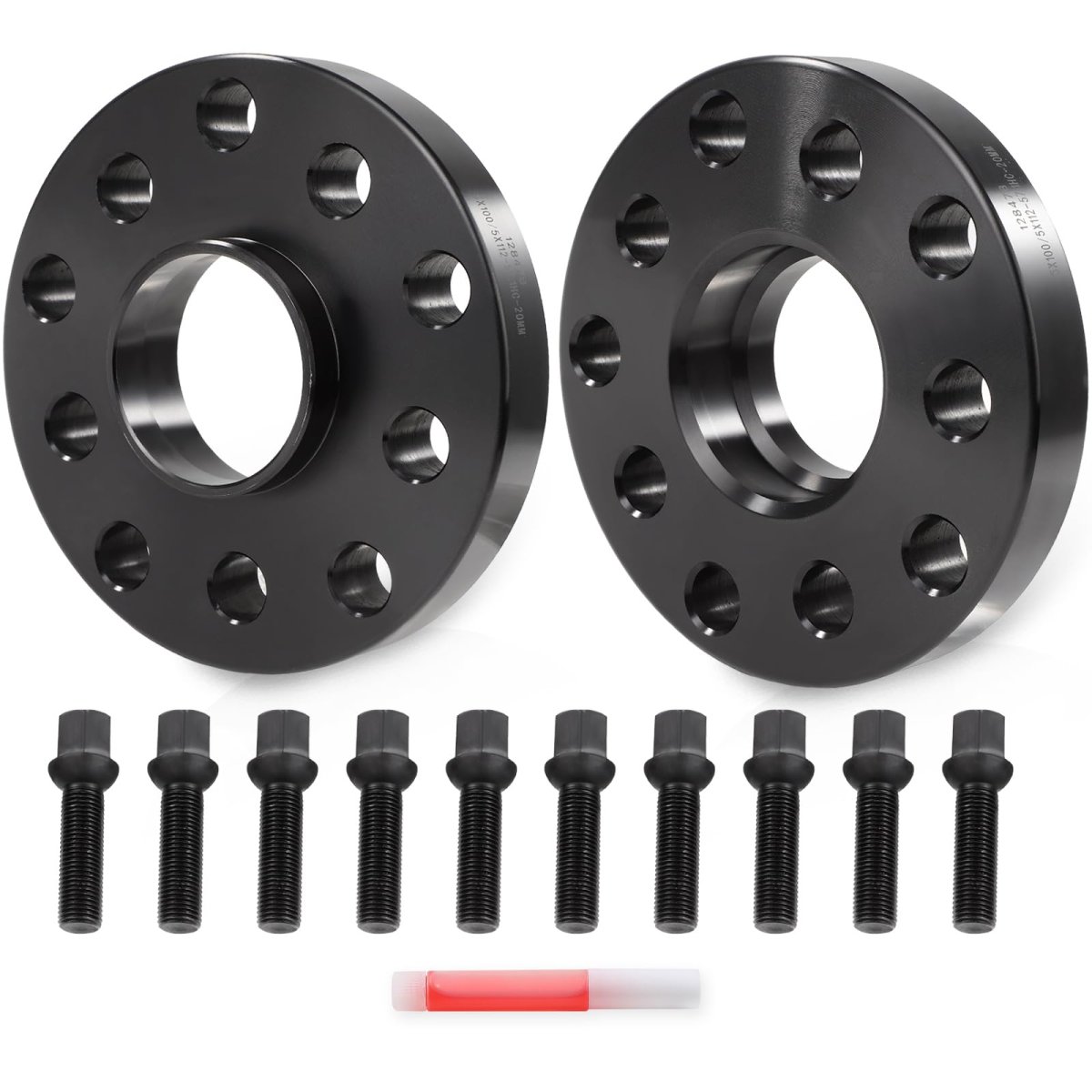 20mm Wheel Spacers 5x100 5x112 Fit For Audi A3 1998-2022 A4 1996-2007 A6 1995-2010 2x Adapters Bore 57 1mm With M14x1 5 Studs
