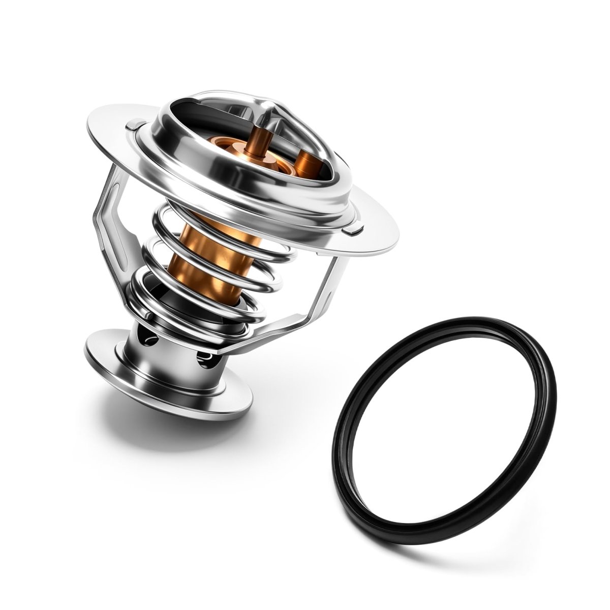 Engine Coolant Thermostat Kit Ford F150 Explorer Expedition Replaces Rt 1255 Bl3z 8575 B Includes O Ring Seal For Lincoln