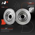 A-premium 11 02 Inch 280mm Front Vented Disc Brake Rotors Ceramic Pads Kit Compatible With Select Hyundai And Kia Models