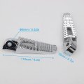 Minho Motorcycle Rear Foot Pegs For Honda Grom Msx125 Footrest Mini Bike Footpeg Silver 2 Pack Accessories
