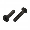 Uxcell 8pcs M5x25mm Flat Countersunk Head Hex Socket Left Hand Thread Bolt Din7991