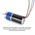 Dc 12v 36mm Gear Motor Mini Brushless Speed Reduction High Torque Electric Geared Silent Centric Output Shaft Gearbox