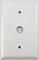 Over Sized Jumbo Smooth White 1 Gang Wall Plate With 5 8 Diameter Center Hole 
