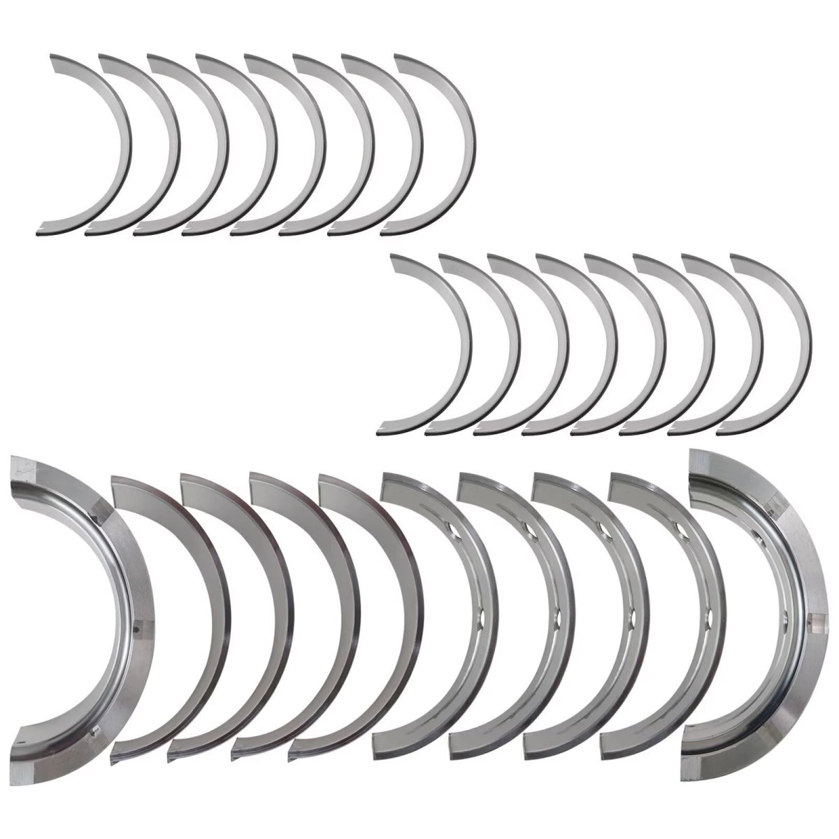 Crank Main Rod Bearings Set Fit For G M C Savana 3500 Lt Standard Passenger Van 4-door 6 0l 5967cc 364cu In V8 Flex Ohv