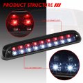 Dual Rows Full Led 3rd Third Tail Brake Light Cargo Lamp Compatible With Ford Ranger F250-f550 Sd Mazda B-series 93-16 Black