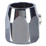 V-factor Chrome Hose Ends For All Types Of Fuel And Oil Lines Fits 5 8 Od 16 Or 3 8id 83586