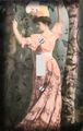 Victorian Woman In The Garden Decorative Switchplate Cover 