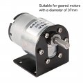 Uxcell Ga Gb 37mm Diameter Dc Geared Motor Mounting Bracket Holder 6mm Hex Coupling