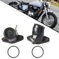 2pcs Motorcycle Carburetor Carb Intake Joint Boot 4tr-13586-01-00 Replacement For Xvs650 Xvs650a 1998-2015 