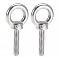 Uxcell Lifting Eye Bolt M8 X 40mm Male Thread 304 Stainless Steel For Hanging Pack Of 2