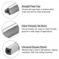 Uxcell 2pcs Tap And Die Set 5 16-24 Unf Left Hand Thread Roundpinging Tool Tap Kit For Nut Screw Bolt Thread Repair