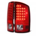 Red Lens Premium Led Tail Light Housing Lamp Assembly For 2007-2008 Dodge Ram 1500 2500 3500 Pickup Truck Driver And Passenger 