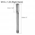 Uxcell Metric Thread Tap M14 X 1 25 H2 130mm Extra Long Straight Flute Screw Milling Machine Taps Threading Tapping Repair Tool