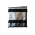 6ar Aluminized Rayon Triple Layer Back Hand Pad 7 5 In H X 5 75 W Silver Heat Spark And Spatter Protection Osfm 