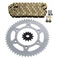 Fits Honda Cr125r 125 R Gold O Ring Chain And Sprocket 13 52 116l