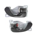 Interior Door Handle Pair For Mitsubishi Mirage 1997 1998 1999 2000 2001 2002 Driver And Passenger Side Front Or Rear Gray With 